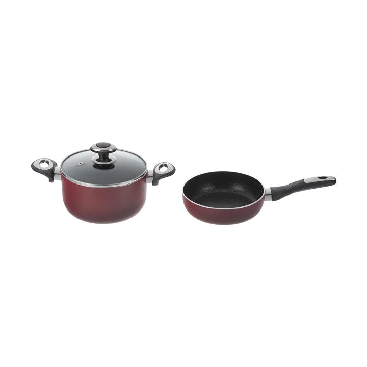 سرویس پخت و پز 3 پارچه زرساب مدل GT-418 - سایز 18 Zarsab GT-418 Cookware Set 3 Pcs